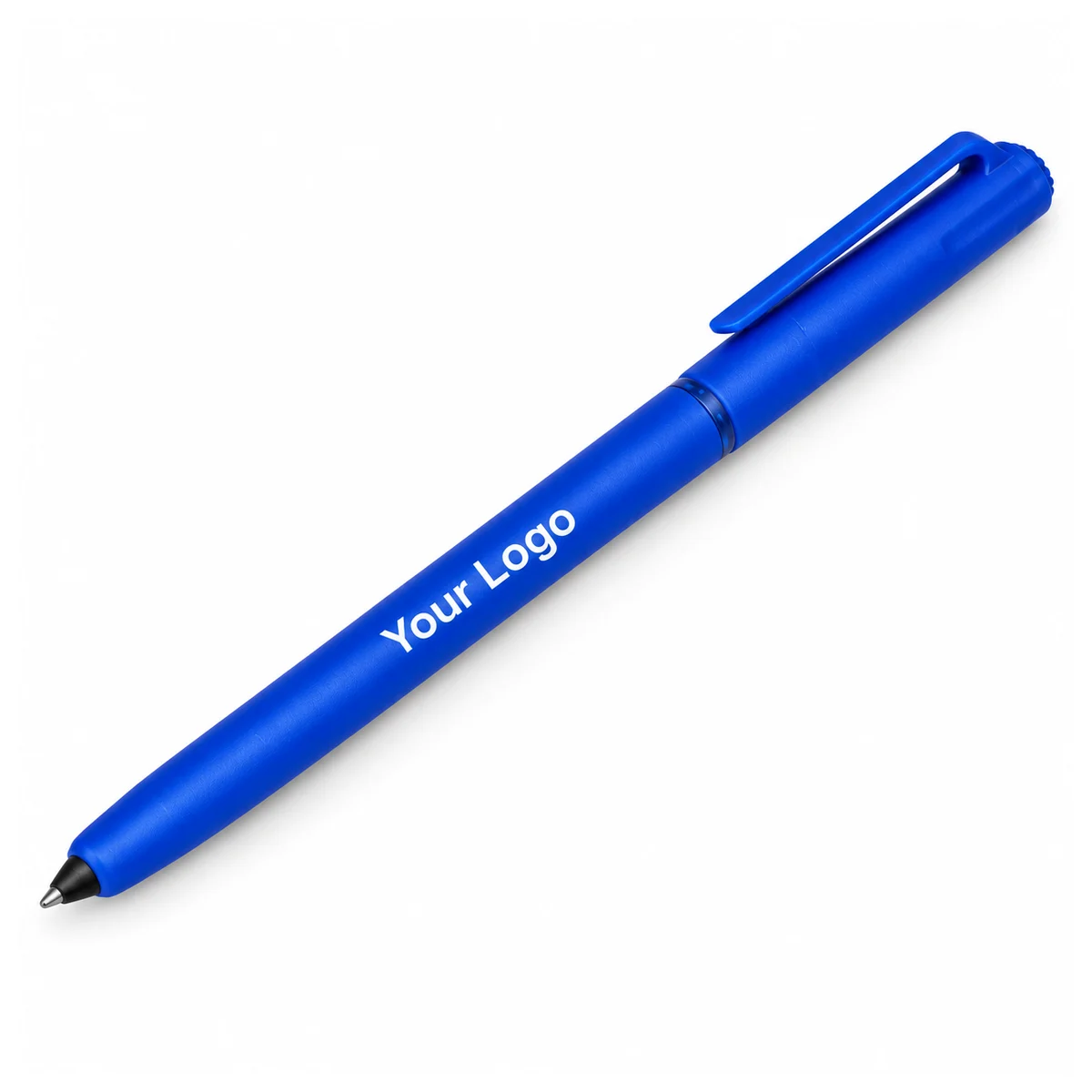Blue Plastic Ball Pen - view 2